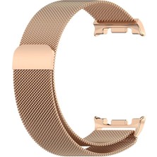 Microsonic Samsung Galaxy Watch 8 Classic 46MM Milanese Loop Kordon Rose Gold