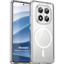 Microsonic Xiaomi Redmi Note 14 Pro 5g Kılıf Magsafe Clear Sararmaz Şeffaf