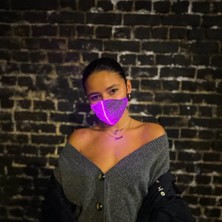 Rechargeable LED  Fibre Optic Mask