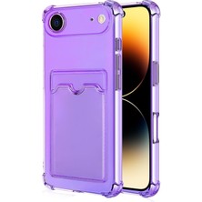 Microsonic Apple iPhone 17 Air Card Slot Shock Kılıf Lila