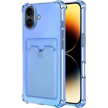 Microsonic Apple iPhone 17 Card Slot Shock Kılıf Mavi