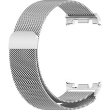 Microsonic Samsung Galaxy Watch 8 Classic 46MM Milanese Loop Kordon Gümüş