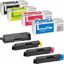 Oratek Kyocera Ecosys P6026CDN TK-590 Chipli 4 Renk Ithal Muadil Toner Seti - Siyah 7.000 Sayfa / Renkliler 5.000 Sayfa
