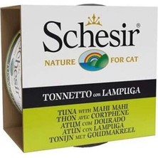Schesir C273 Jelly Ton Balıklı ve Lambukalı (Mahi Mahi) Kedi Konservesi 85 Gr