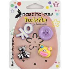 Nascita 4'lü Twistlo Saç Fırça Aksesuarı - 04