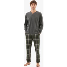 Erkek Termal Pijama Takımı 40803 - Antrasit