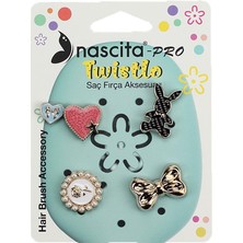 Nascita 4'lü Twistlo Saç Fırça Aksesuarı - 07