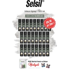 Selsil 500 Ml, 25 Al 21 Öde Silikon Sprey ve Rosie Pamuk