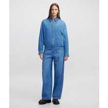 Bağcıklı Wide Leg Fit Jean Pantolon IW6250018007629