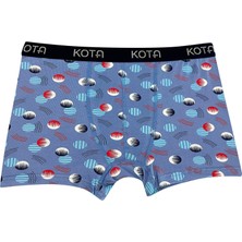 Kota 1015 Erkek Baskılı Likralı Boxer