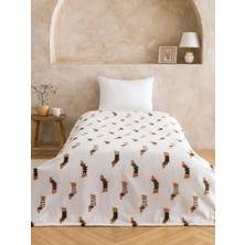 Lcw Home Köpek Figürlü Tek Kişilik Pelüş Battaniye  (W5)