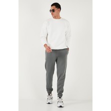 Buratti Pamuklu Regular Fit Normal Bel Lastikli Paça Cepli Eşofman Altı Erkek Eşofman Altı 59080153W4
