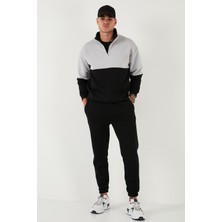 Buratti Pamuklu Regular Fit Normal Bel Lastikli Paça Cepli Eşofman Altı Erkek Eşofman Altı 59080153W4