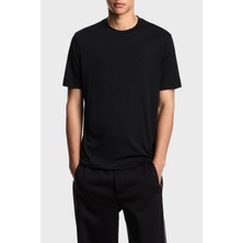 Emporio Armani Logolu Regular Fit Bisiklet Yaka T Shirt Erkek T Shirt EM002996 AF13721 UC001