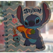 Spiralli Çok Amaçlı A5 Boyutunda Çizgili Defter Stitch Şekilli AD78003