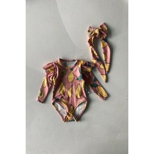 RG Brand UV Korumalı Bebek Fırfırlı Uzun Kollu Mayo – Güneş Korumalı Bebek Mayo_RG337