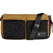 Skinarma Jager Naylon Scout Boyun Askı Kayışlı Çapraz Vücut Çantası Kahverengi