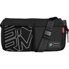 Skinarma Jager Naylon Scout Boyun Askı Kayışlı Çapraz Vücut Çantası Siyah