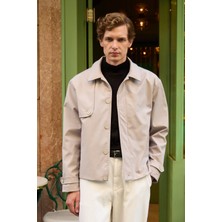 Erkek Regular Fit Ceket Taş