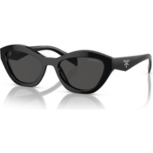 Prada 0PR A02S 16K08Z 52 Erkek Güneş Gözlüğü Siyah Kemik Çerçeve ile Şık Tasarım
