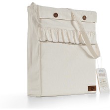 Bohem Serisi Bonivia Nevresim Takımın Çift Kişilik Ekru