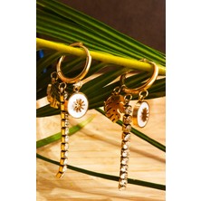 Monalisa Home Lüks  Figürlü Gösterişli Sallantılı Küpe