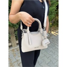 Just Polo Kadın Lüks 3 Bölmeli Yumuşak Deri Şık Ayarlanabilir Askılı Omuz Çantası