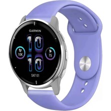 Garmin Venu2 Plus ile Uyumlu Kordon Yumuşak Dokulu Esnek Jel Silikon Kayış
