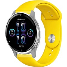 Garmin Venu2 Plus ile Uyumlu Kordon Yumuşak Dokulu Esnek Jel Silikon Kayış