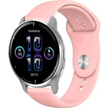 Garmin Venu2 Plus ile Uyumlu Kordon Yumuşak Dokulu Esnek Jel Silikon Kayış