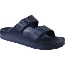 Unisex Terlik Çift Bantlı Tokalı Ayarlanabilir Hafif Rahat Esnek Yumuşak Sandalet 133