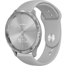 Garmin Vivomove 3 ile Uyumlu Kordon Yumuşak Dokulu Esnek Jel Silikon Kayış