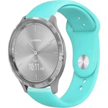 Garmin Vivomove 3 ile Uyumlu Kordon Yumuşak Dokulu Esnek Jel Silikon Kayış