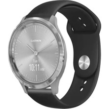 Garmin Vivomove 3 ile Uyumlu Kordon Yumuşak Dokulu Esnek Jel Silikon Kayış
