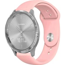 Garmin Vivomove 3 ile Uyumlu Kordon Yumuşak Dokulu Esnek Jel Silikon Kayış