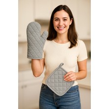 Fırın Eldiveni Fırın Tutacağı Premium Isı Geçirmez Mutfak Eldiveni Tutacak Isıya Dayanıklı Eldiven