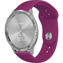 Garmin Vivomove 3 ile Uyumlu Kordon Yumuşak Dokulu Esnek Jel Silikon Kayış