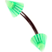 Curved Barbel Çelik Spike Piercing K7