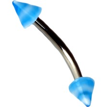 Curved Barbel Çelik Spike Piercing K5