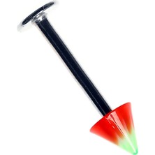 Labret Stud Çelik Spike Piercing K