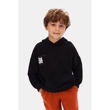 Nk Erkek Çocuk Endless Sweatshirt 4-8 Yaş Siyah