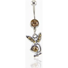 Bal Rengi Playboy Göbek Piercing K1