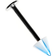 Labret Stud Çelik Spike Piercing K5