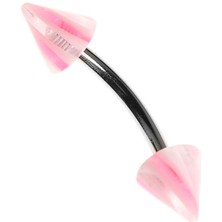 Curved Barbel Çelik Spike Piercing K7