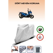 Breen Gri Arka Çanta Uyumlu Revolt Rsx7 Motor Brandası Koruma Örtüsü