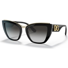 Dolce & Gabbana 6144 Kadın Güneş Gözlüğü 54 mm Siyah Çerçeve UV 400 Filtreli Organik Cam