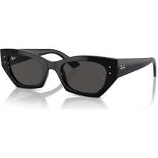 Ray-Ban RB4430 Unisex Güneş Gözlüğü Siyah Organik Cam ve Kemik Çerçeve ile Şık Tasarım