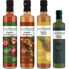 Doğal Fermantasyon Sirke Paketi (Elma-Alıç-Ananas-Detoks Sirkesi)