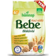 Keçi Sütlü Bebe Bisküvisi 200 gr Hünnap Markalı Taze Keçi Sütü ile Özel Besleyici Formül