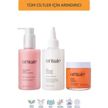 Niacinamide ve Hyaluronik Asit Içeren Nemlendirici Temizleme Seti